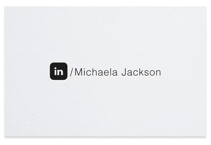 800x550 Linkedn Letterpress Business Cards
