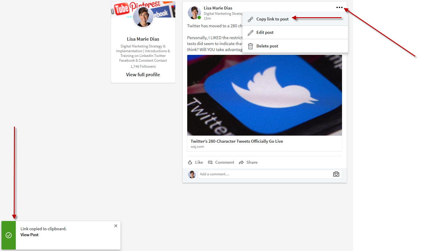 How To Link To A Post On Linkedin 1458x846 How To Link To A Post On Linkedin