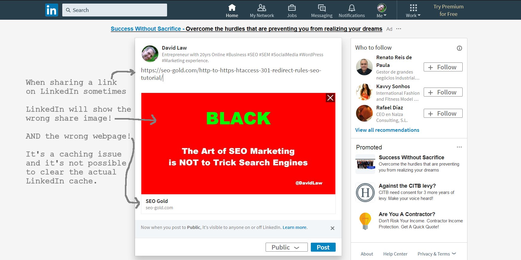 Linkedin Link Share Wrong Preview Image And Url 1740x870 Linkedin Link Share Wrong Preview Image And Url