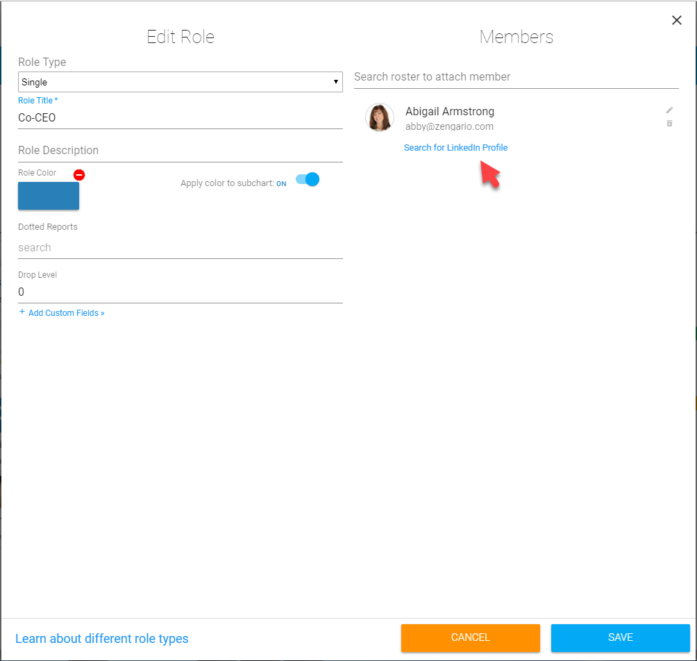Adding Linkedin Links Pictures To Members Organimi Help Center 1004x952 Adding Linkedin Links Pictures To Members Organimi Help Center