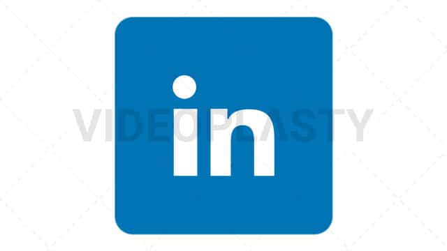 640x360 Linkedin Logo Icon Mov Stock Animation Videoplasty