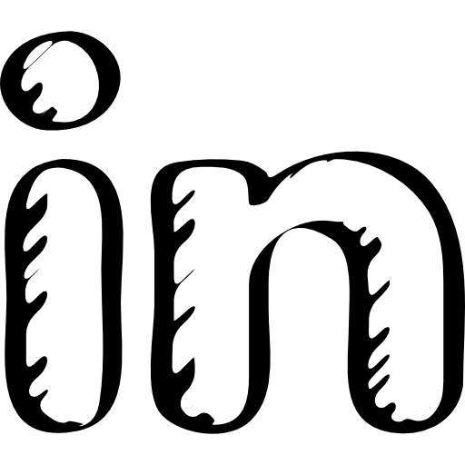 512x512 Linkedin Sketched Social Logo Icons Free Download