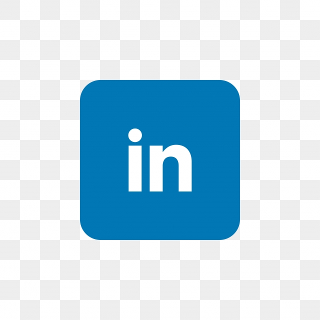 640x640 Linkedin Social Media Icon Design Template Vector, Icon