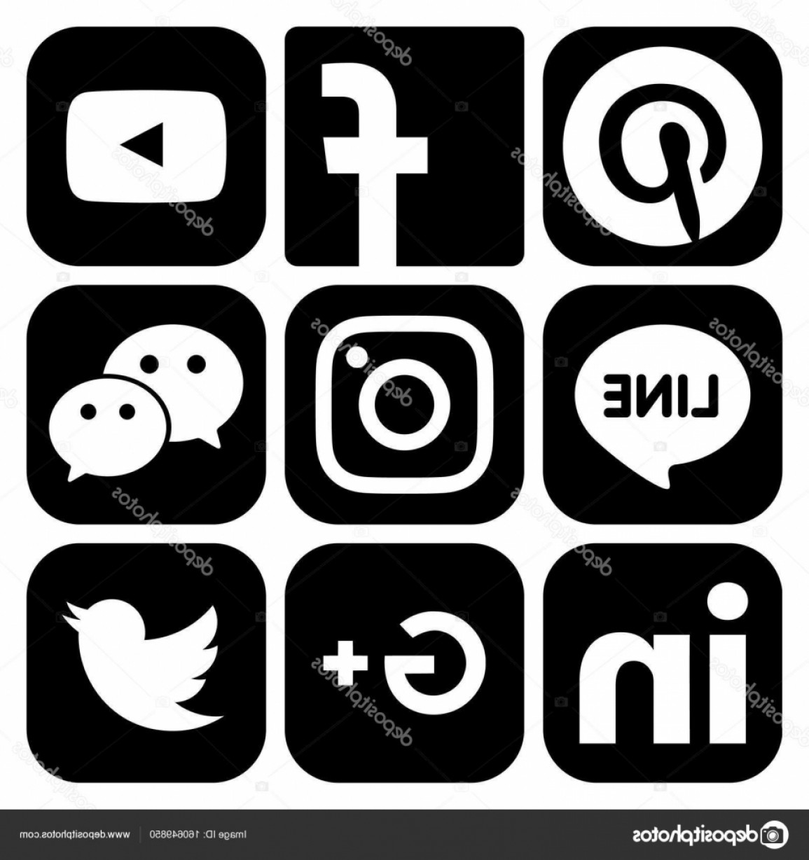 Linkedin Social Media Icon At Vectorified.com 