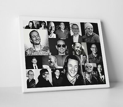 400x349 Chester Bennington Linkin Park Icon Wall Art Canvas Print Picture