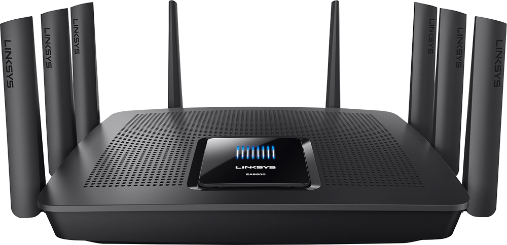1000x484 Linksys Tri Band Wifi Router Black