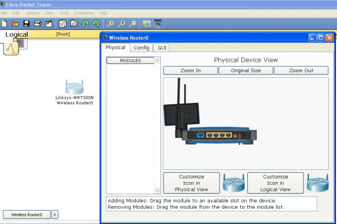 658x438 Linksys Wireless Router In Packet Tracer Download Scientific Diagram