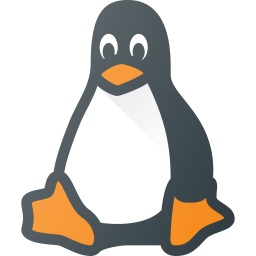 256x256 Linux Logo Icon Of Colored Outline Style