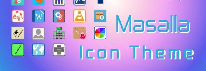 699x241 Masalla Icon Theme Is Flat And Fabulous