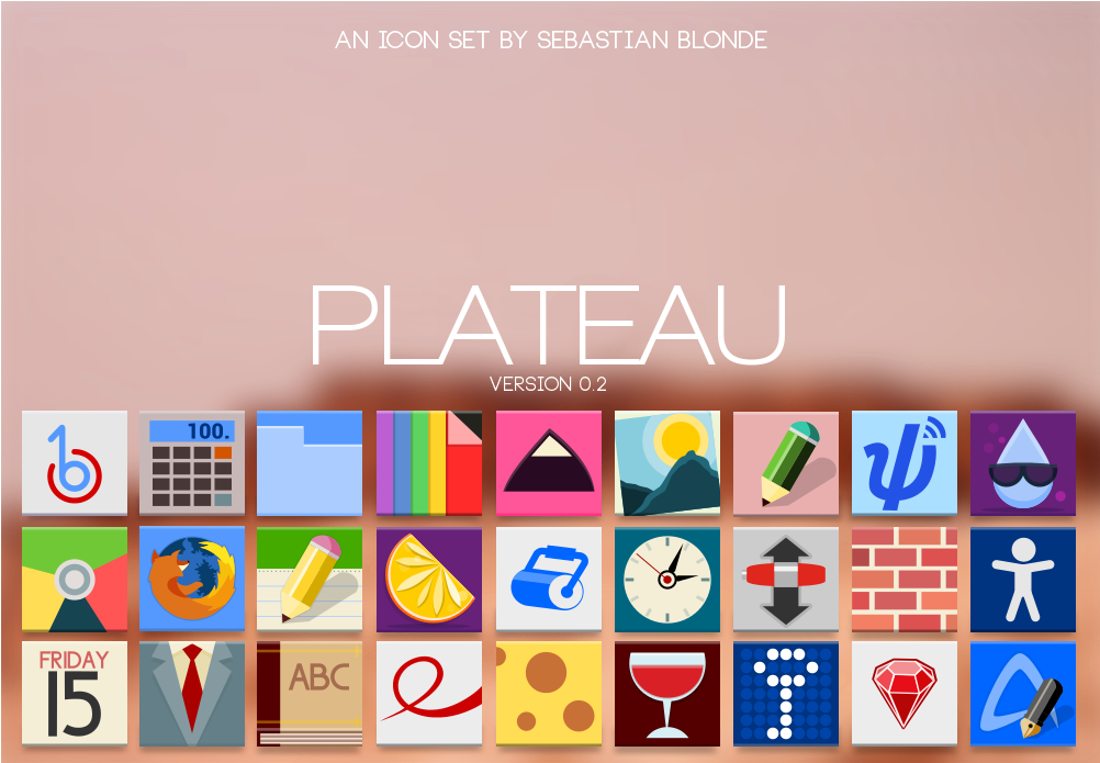 1002x695 Flat Theme Trend Continues With Plateau Icons For Linux