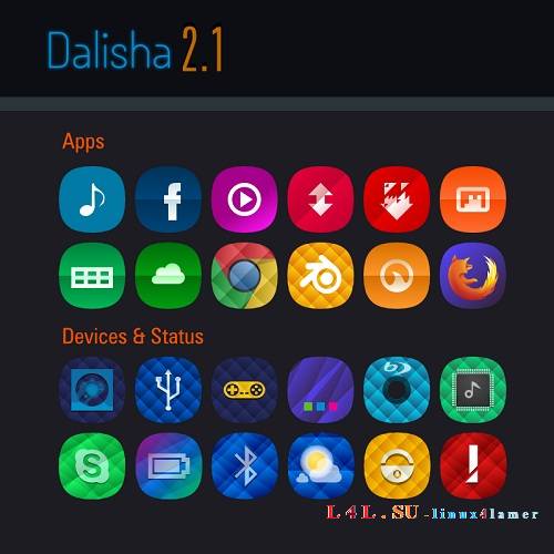 500x500 Install Pretty Dalisha Icons Into Linux Mint