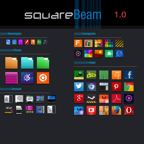 600x600 Square Beam Icon Theme Inspired