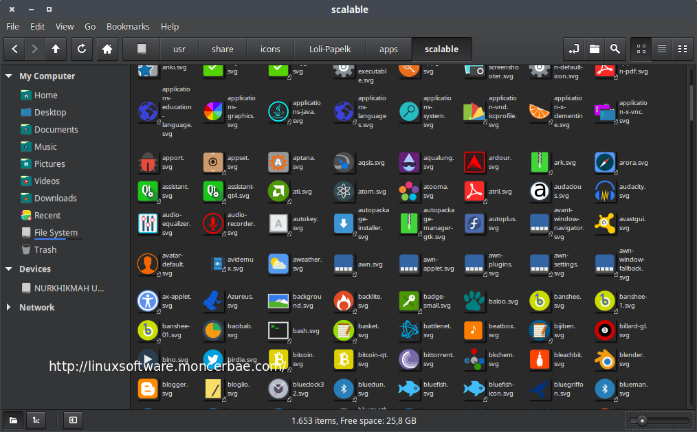 1014x629 Install Loli Papelk Ultra Flat Icons Theme On Linux Mint