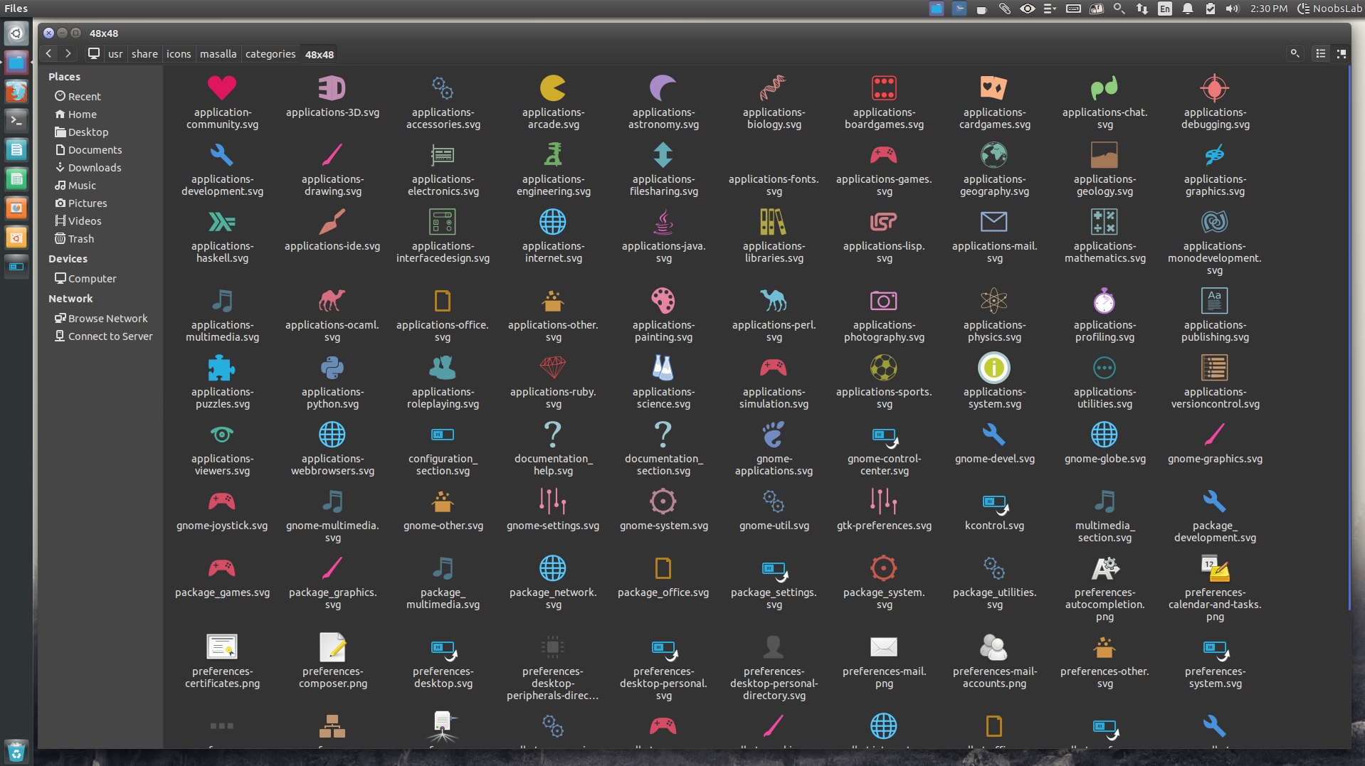 1918x1077 Masalla Icon Set Looks Great With Dark Themes, Install In Ubuntu