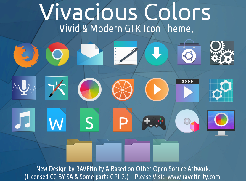 831x611 Ravefinity Vivacious Colors Gtk Icon Theme