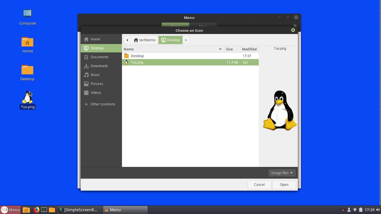 1280x720 How To Add A Custom Menu Icon In Linux Mint Cinnamon
