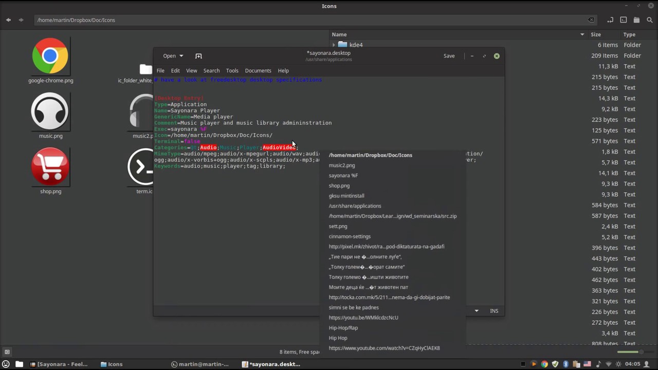 1280x720 Linux Mint Change Menu Icon