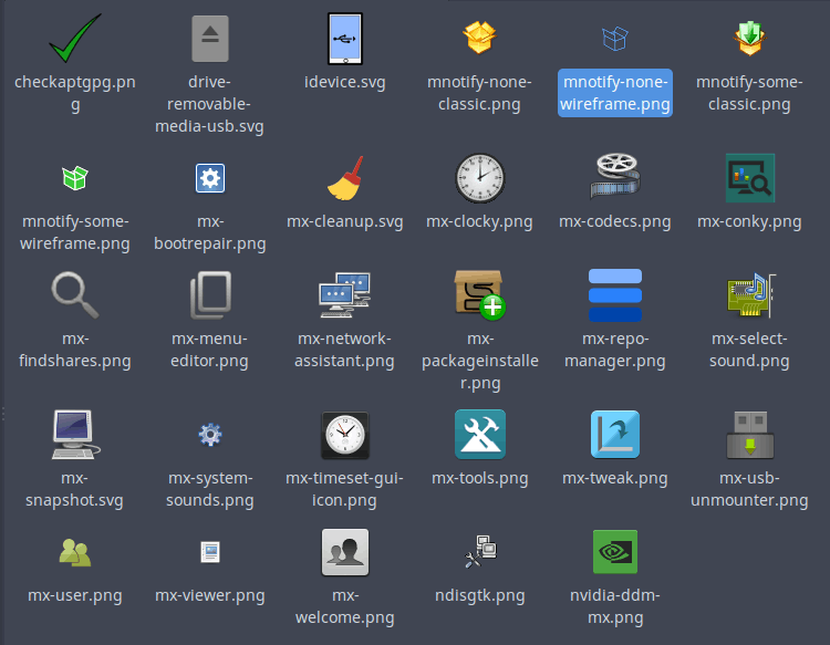 750x583 Official Icons Mx Linux