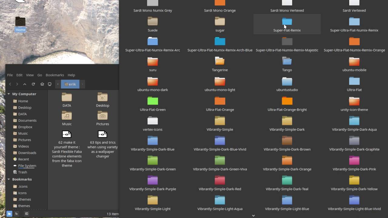 1280x720 Installation Of All Icon Themes In Linux Mint And A Quick