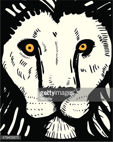 371x464 Lion Head Icon Premium Clipart