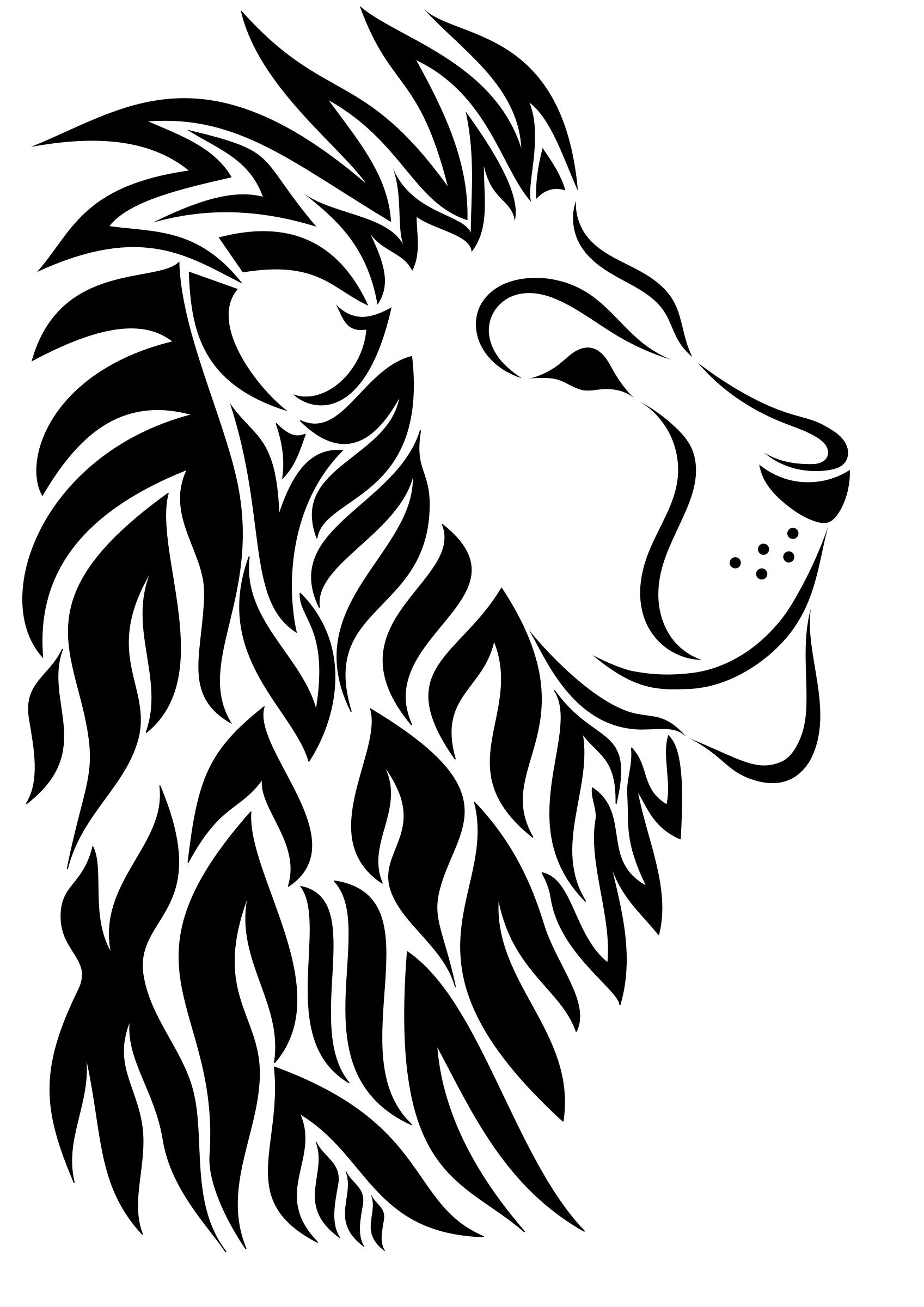 1697x2400 Lion Head Icons Png