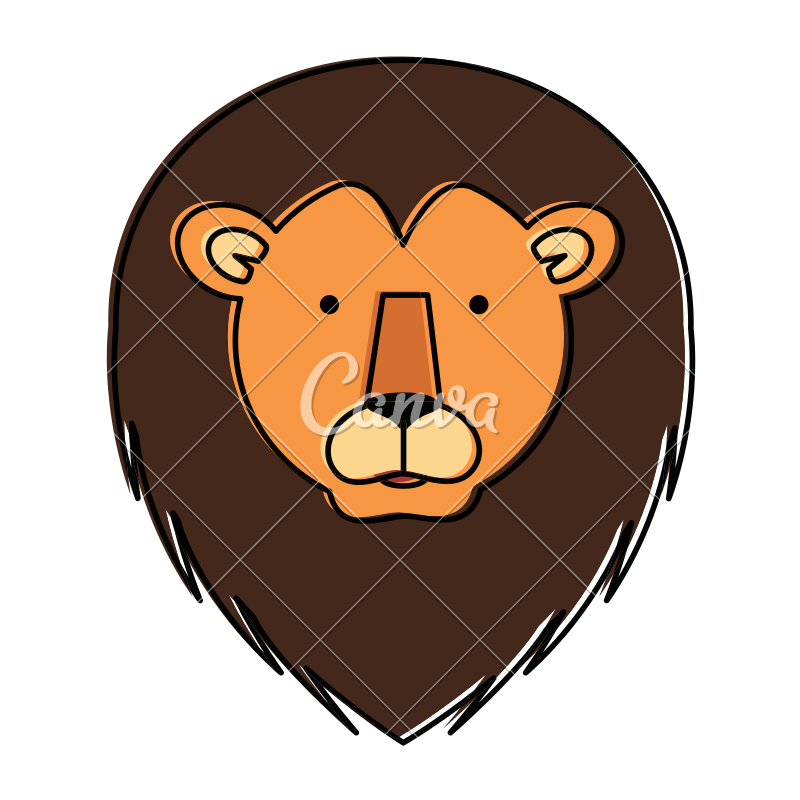 800x800 Wild Lion Head Icon