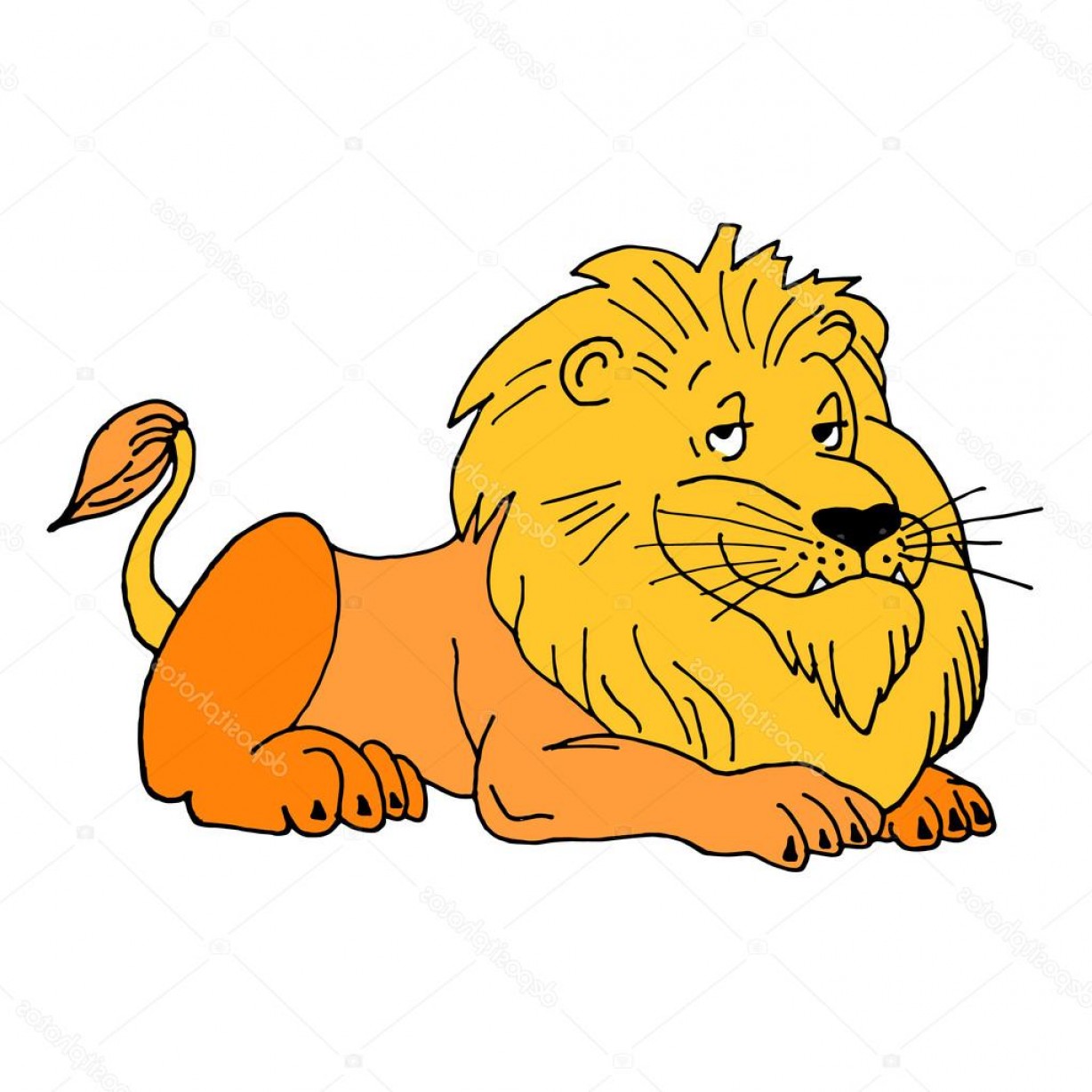 1228x1228 Stock Illustration Lion Vector Lion Icon Lion Soidergi