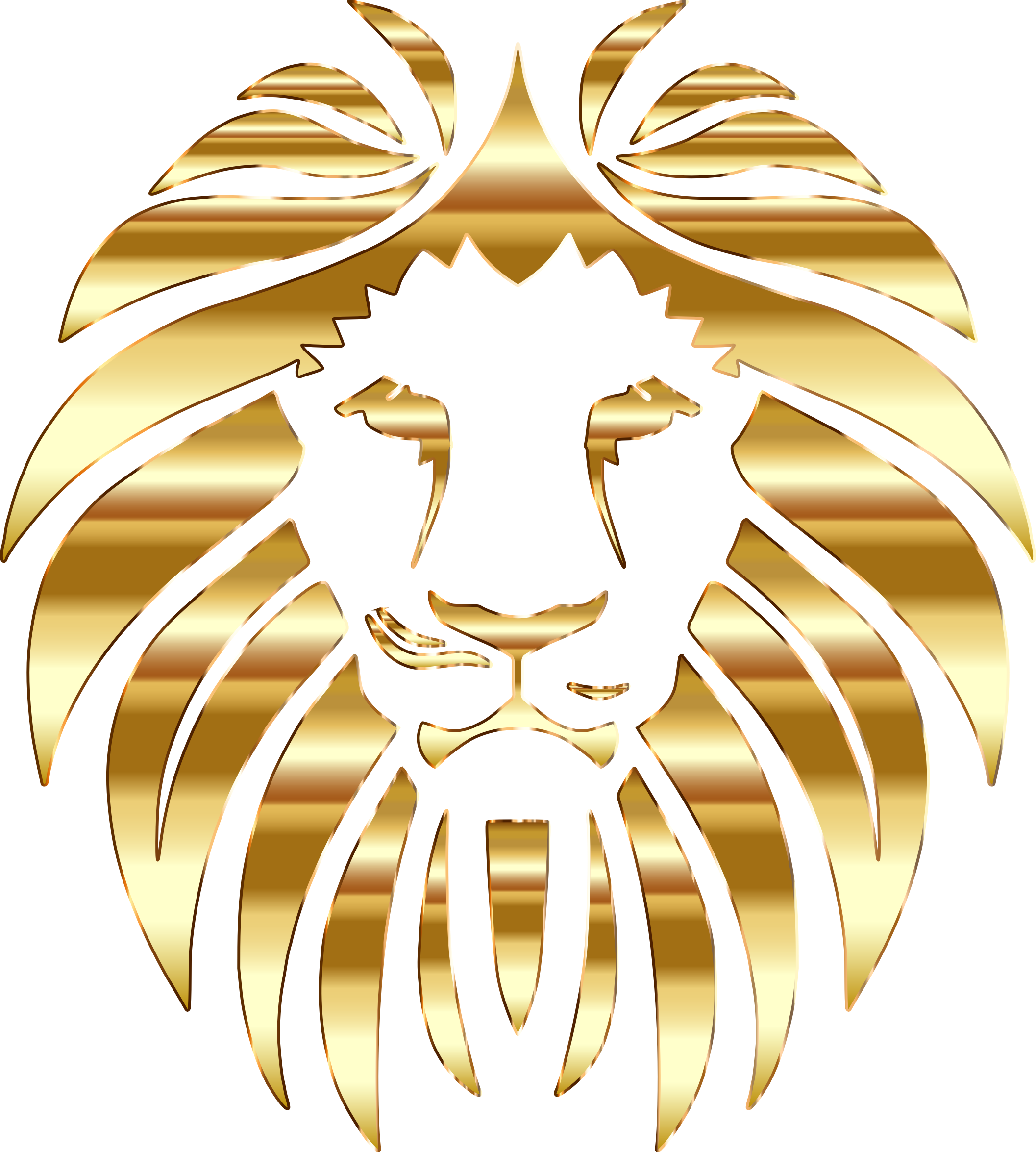 2114x2350 Golden Lion No Background Icons Png