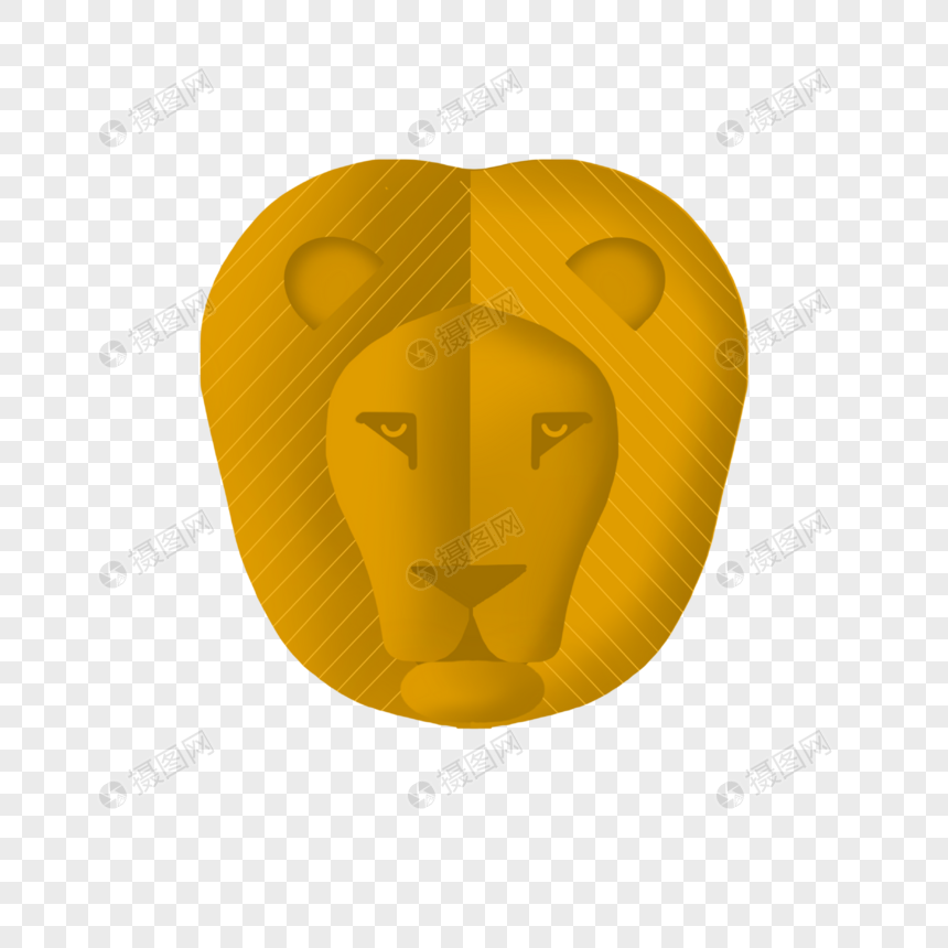 860x860 Golden Lion Head Icon Png Image Picture Free Download