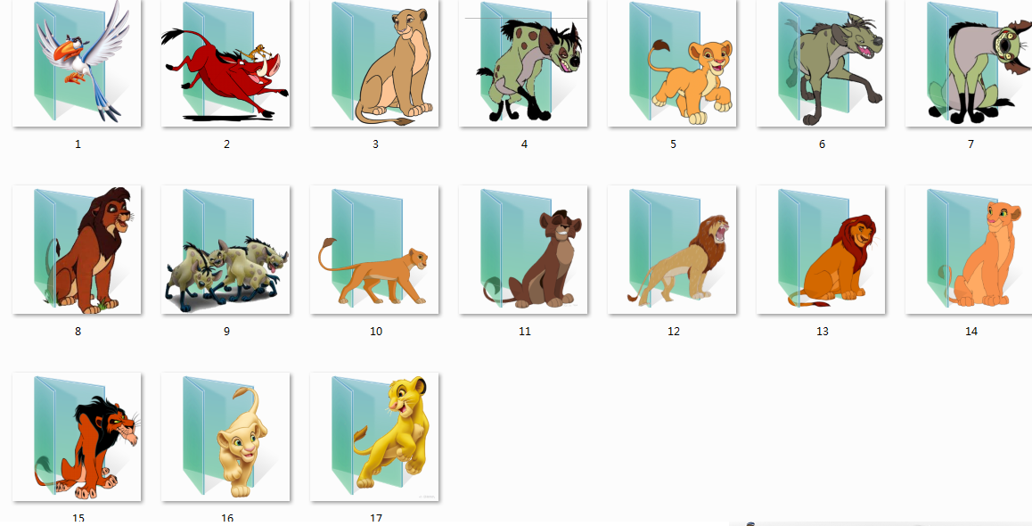 1158x590 Lion King Folder Icons