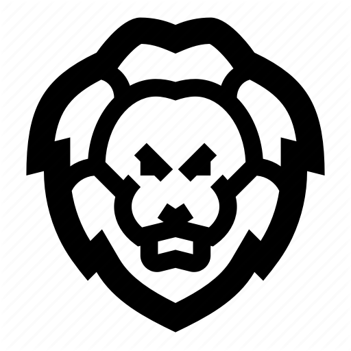 512x512 Angry, Animal, Dangerous, Face, Lion, Lion King, Wild Icon