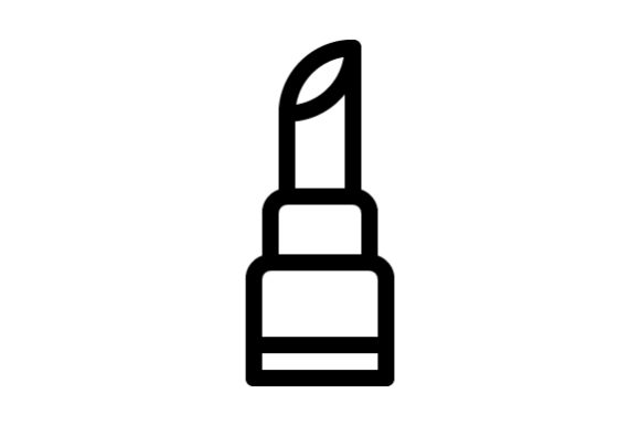 580x386 Lipstick Outline Icon Graphic
