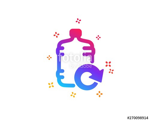 500x405 Water Cooler Bottle Icon Refill Aqua Drink Sign Liquid Symbol