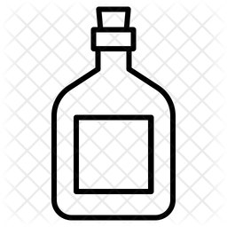 256x256 Liquor Icon Of Line Style
