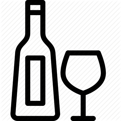 512x512 Alcohol, Bottle, Drink, Glass, Liquor Icon