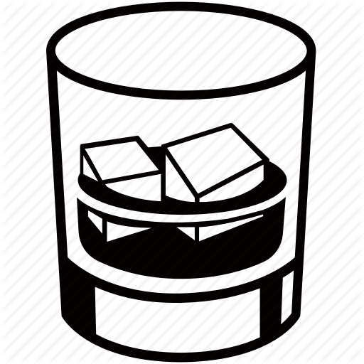 512x512 Alcohol, Drink, Glass, Ice, Liquor, Spirits, Whiskey Icon