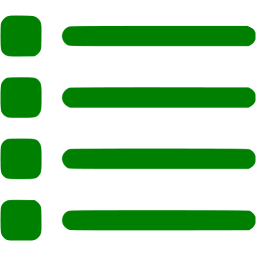 256x256 Green List Icon