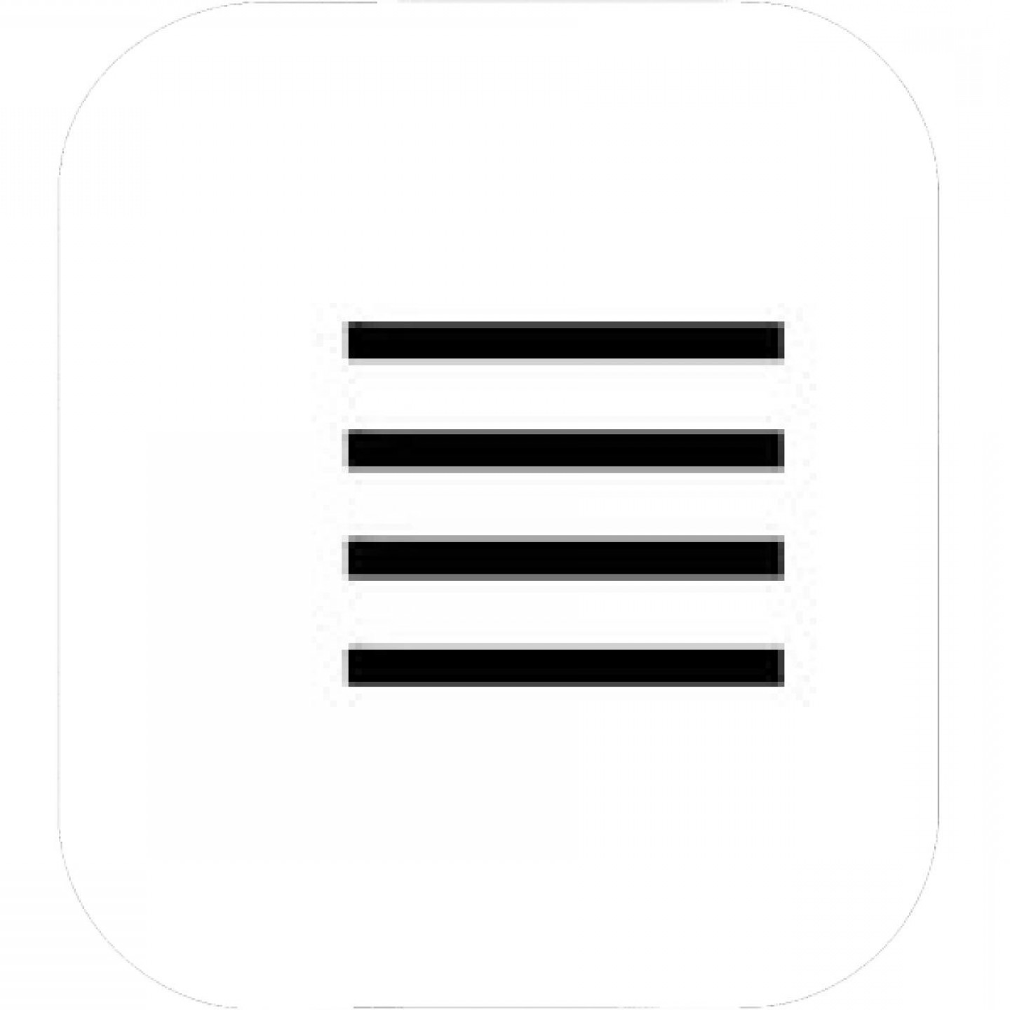 1440x1440 List Icon Vector Isolated On Background Trendy Sweet Symbol Pixel