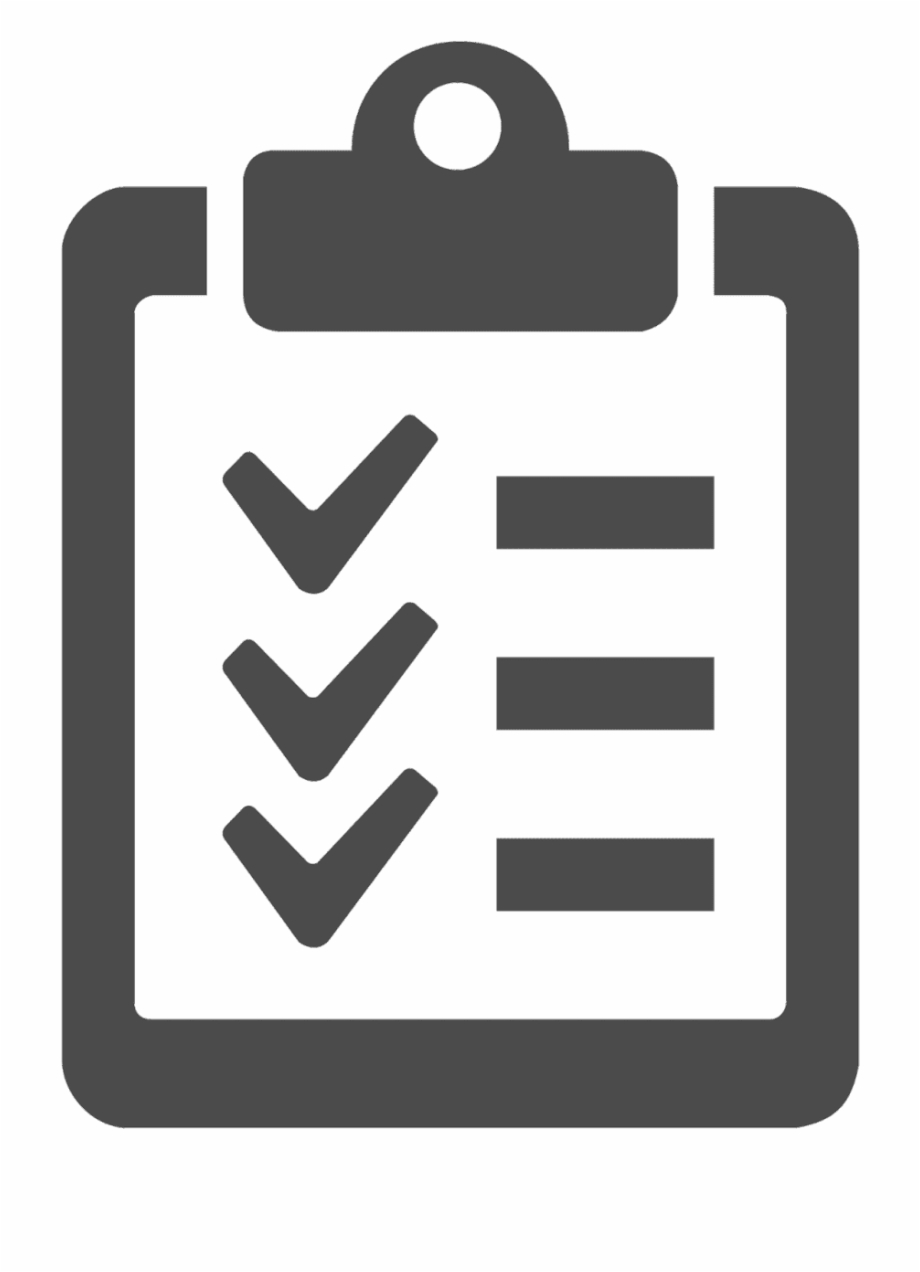 920x1272 Check List, Clipboard, List Icon Png