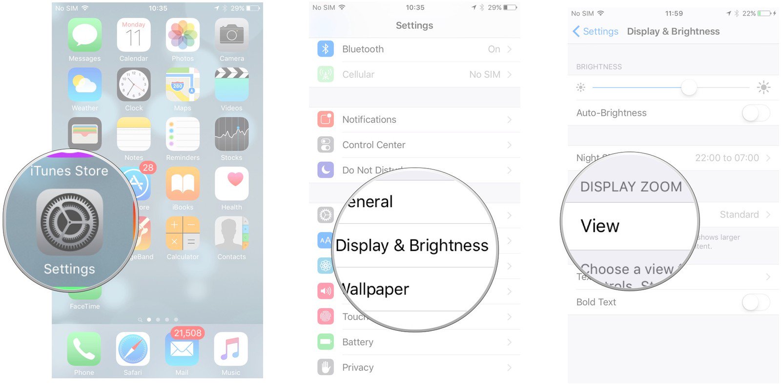 1600x788 How To Make Icons And Text Larger With Display Zoom For Iphone Imore