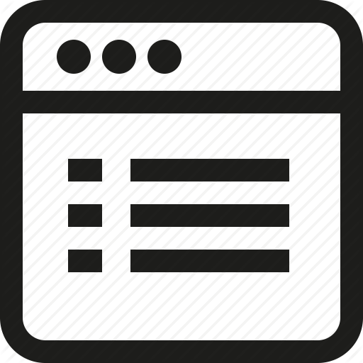 512x512 List, View Icon