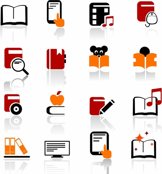 559x600 Digital Books And Literature Icons Free Vector In Adobe