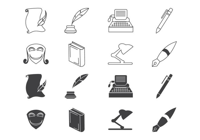 700x490 Free Writing And Literature Icon Vector