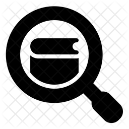 256x256 Search Literature Icon Of Glyph Style