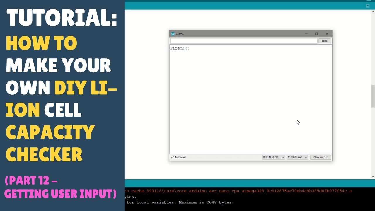1280x720 Tutorial Diy Lithium Ion Cell Battery Capacity Checker
