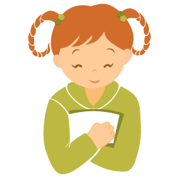 256x256 Girl Thinking Icon