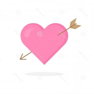 300x300 Simple Seamless Pink Wallpaper With Little Hearts Vector Clipart