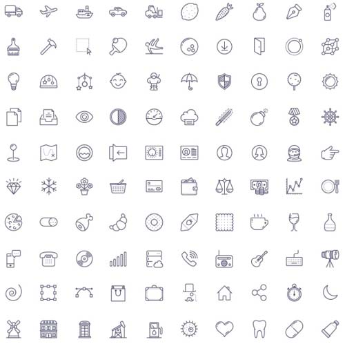 500x498 Cute Life Little Icons Set Free Download