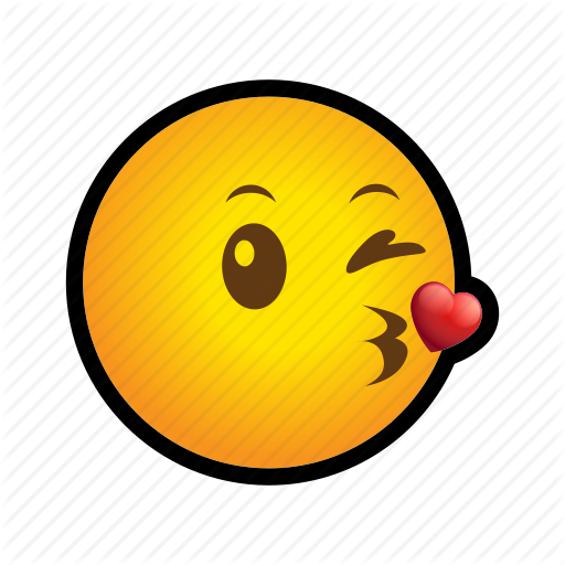 512x512 Emoticon, Kiss, Little Icon