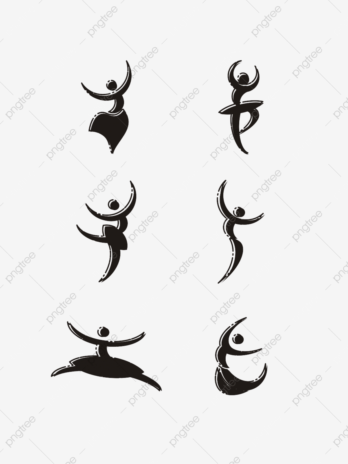 1200x1601 Dancing Little Man Icon Silhouette Black Cartoon, Dance, Little